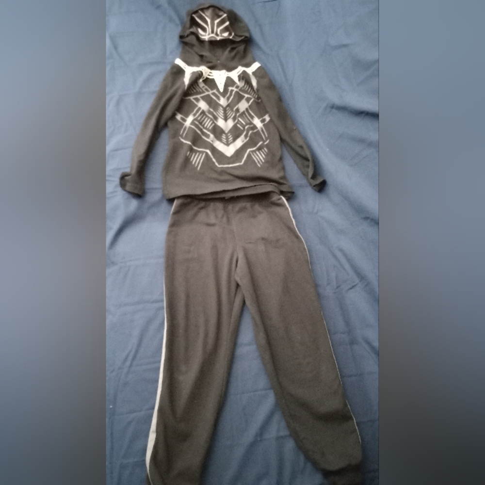 Marvel Black Panther Pajamas Size 8